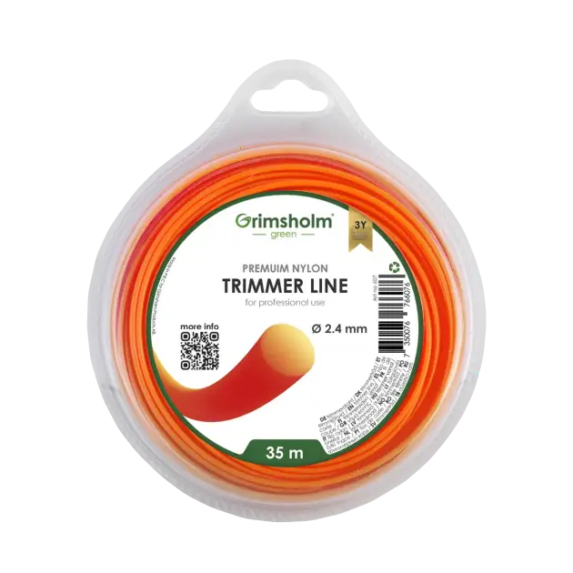 Trimmertråd 2,4mm / rund / 35m