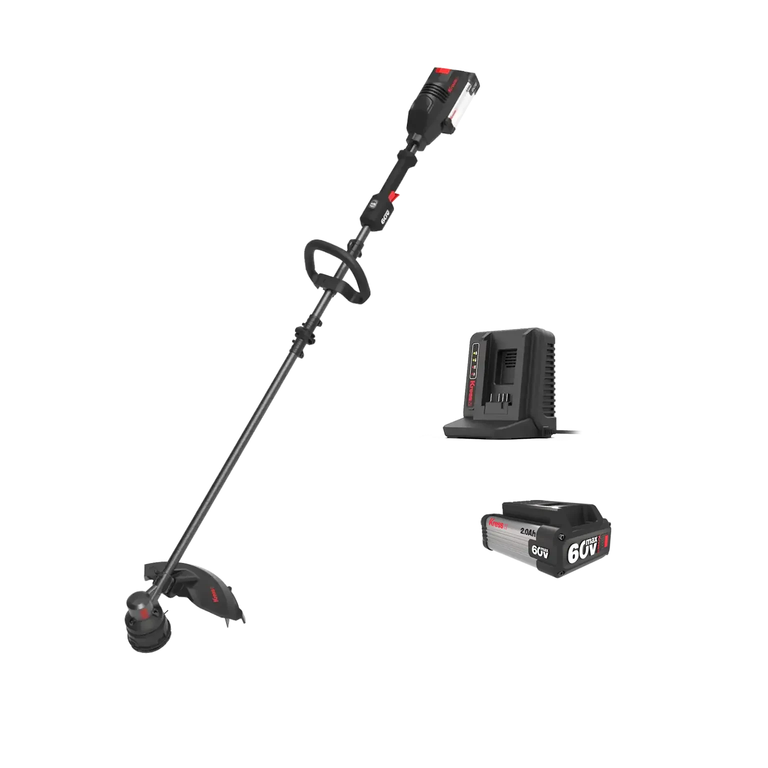 Kress 60 V 41 cm Grästrimmer med 1 batteri och laddare